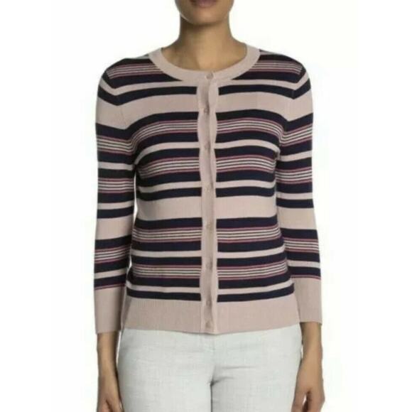 Halogen Striped Cardigan size Small NWT - Picture 3 of 6